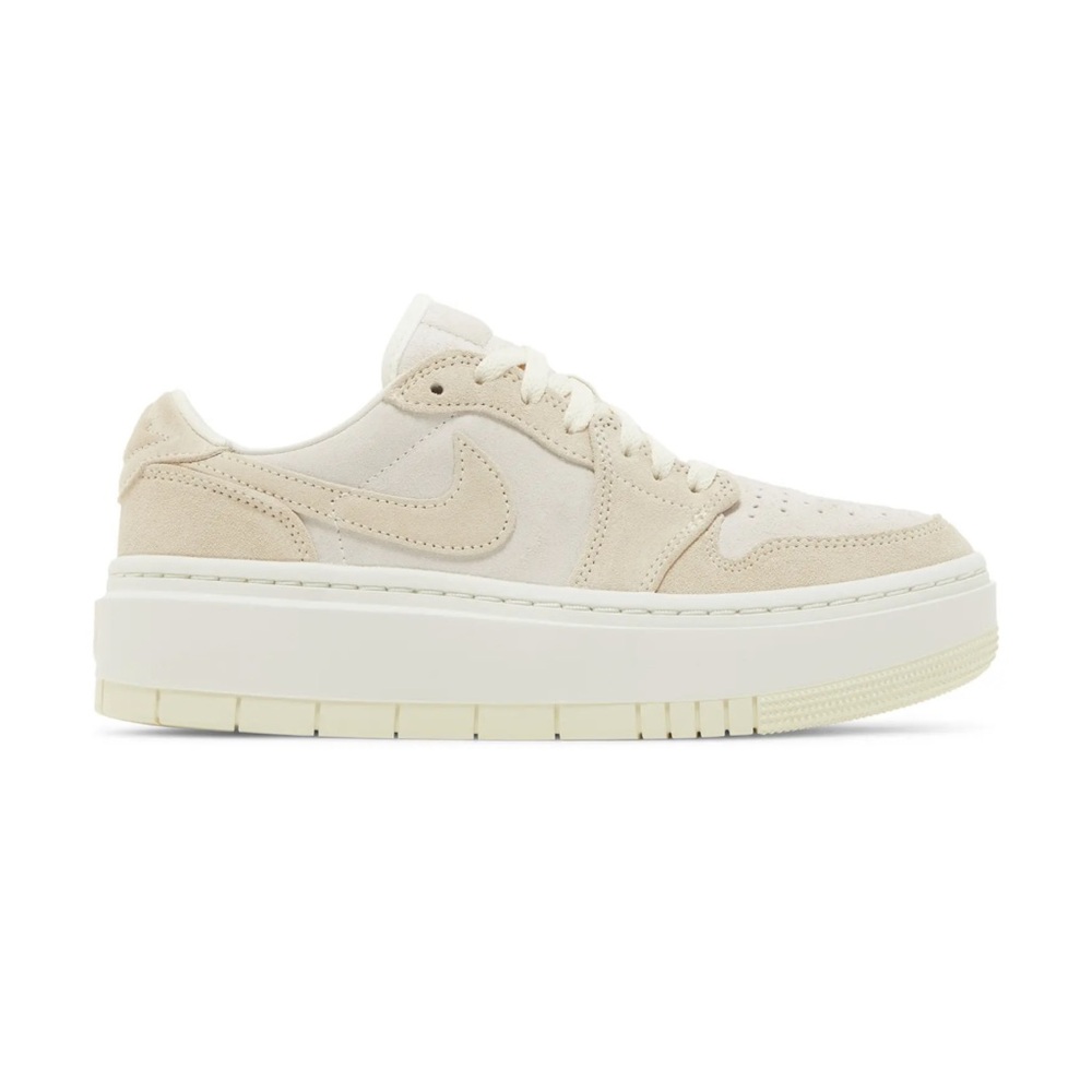 Nike Women's Cream Suede Platform Sneakers BRAND NEW